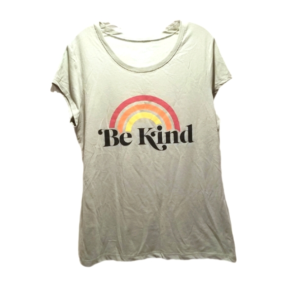 *Wound Up Retro "Be Kind" Green Tee in Juniors Size XXXL* - Picture 2 of 4